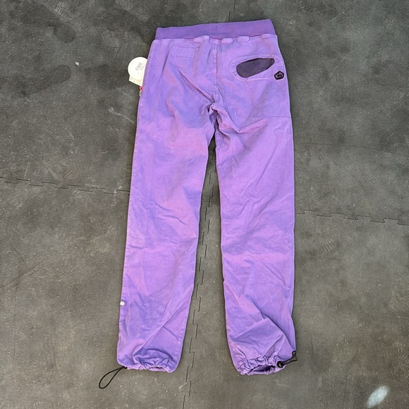 e9 * NWT * M * onda slim climbing bouldering pants lavender ankle drawstring - Picture 2 of 8